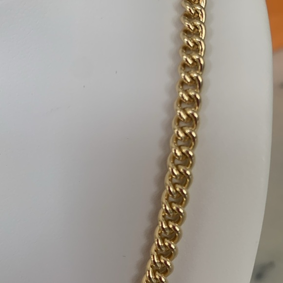 NEW HIGH END  Gold Plated Cuban Link Necklace 21” GIFT BOX - Picture 7 of 9